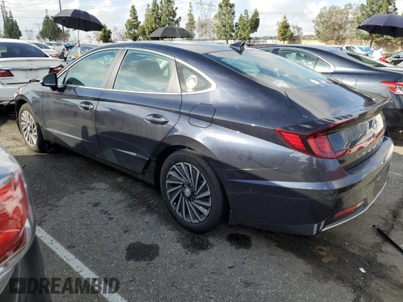 2022 Hyundai Sonata Hybrid Limited with VIN KMHL54JJ8NA038750, listed as a Copart auction lot 46151403 with 9,401 mi miles. Bid and sale history available at carsss.com. Image 2.