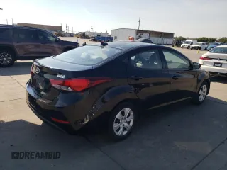 2016 Hyundai Elantra SE with VIN 5NPDH4AE6GH788680, listed as a Copart auction lot 66854804 with 113,073 mi miles and Salvage title. Bid and sale history available at DreamBid. Image 3.