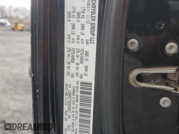 2014 Ram 1500 Tradesman with VIN 1C6RR7FT0ES220927, listed as a Copart auction lot 52306735 with 114,794 mi miles and Clean Title. Bid and sale history available at carsss.com. Image 12.