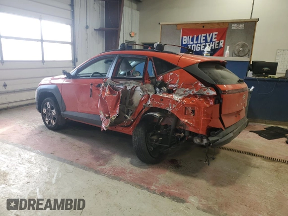 2024 Hyundai Kona SEL with VIN KM8HCCAB8RU083917, listed as a Copart auction lot 51672045 with 17,456 mi miles and Salvage Title. Bid and sale history available at carsss.com. Image 2.