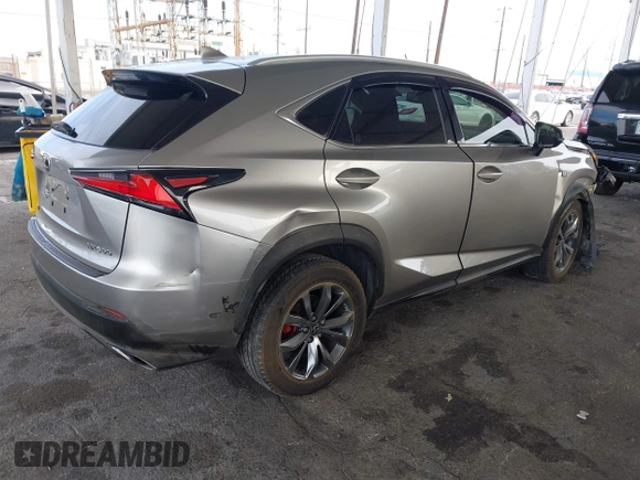 2019 Lexus NX 300 with VIN JTJYARBZ6K2129798, listed as a IAAI auction lot 41383653 with 92,895 mi miles and . Bid and sale history available at DreamBid. Image 4.