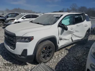 2020 GMC Acadia AT4 z VIN 1GKKNLLS1LZ199184, wystawiony jako Copart lot #45945955 z przebiegiem 57 738 mil mil oraz Czysty tytuł • Clean title. Historia ofert i sprzedaży dostępna na DreamBid. Obrazek 1.