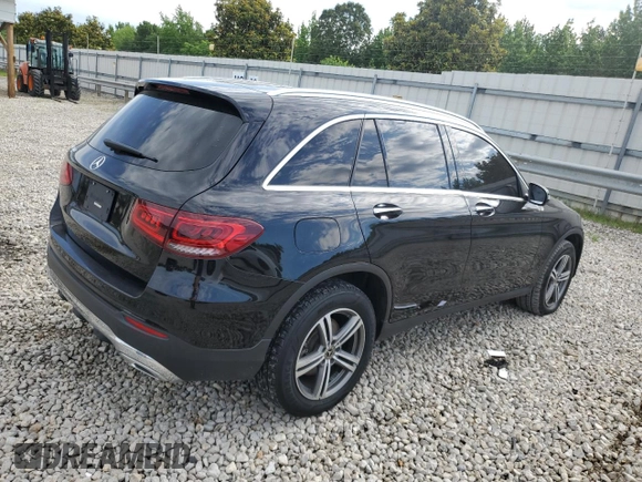 2020 Mercedes-Benz GLC 300 with VIN WDC0G8DB6LF687339, listed as a Copart auction lot 58053285 with 103,741 mi miles and Clean title. Bid and sale history available at DreamBid. Image 3.