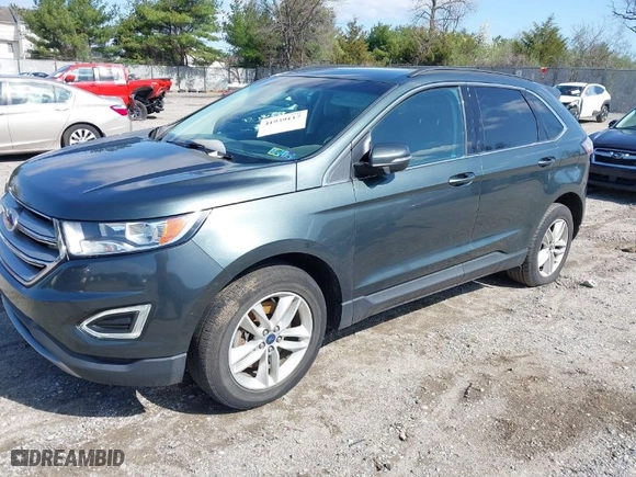 2015 Ford Edge SEL with VIN 2FMTK4J8XFBC18727, listed as a IAAI auction lot 41939117 with 116,736 mi miles. Bid and sale history available at carsss.com. Image 2.