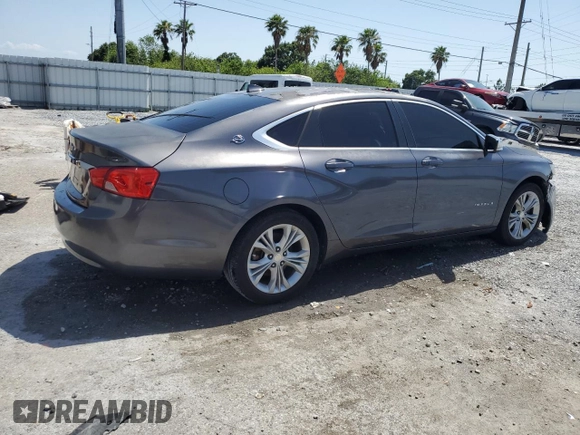 2014 Chevrolet Impala LT with VIN 2G1115SL2E9244163, listed as a Copart auction lot 57328675 with 136,548 mi miles and Salvage title. Bid and sale history available at DreamBid. Image 3.