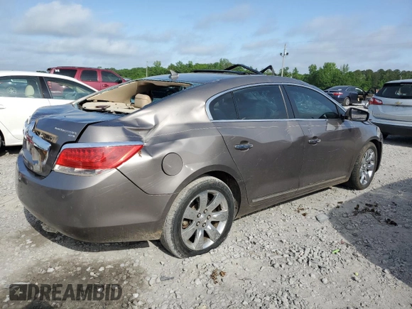 2010 Buick LaCrosse CXL with VIN 1G4GC5EG6AF310589, listed as a Copart auction lot 53831645 with Not Provided miles and Salvage Title. Bid and sale history available at DreamBid. Image 3.