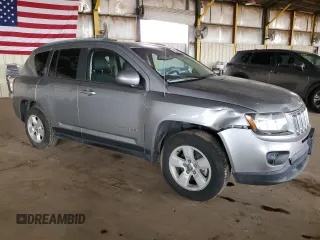 2016 Jeep Compass Latitude with VIN 1C4NJCEAXGD743578, listed as a Copart auction lot 49223995 with 189,120 mi miles and Clean Title. Bid and sale history available at carsss.com. Image 4.