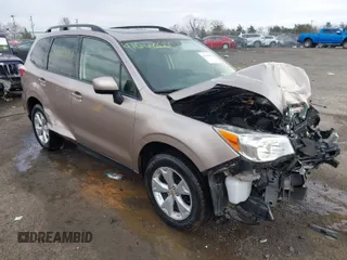 2016 Subaru Forester 2.5i Premium with VIN JF2SJADC1GH500908, listed as a IAAI auction lot 41662000 with 79,763 mi miles. Bid and sale history available at carsss.com. Image 1.