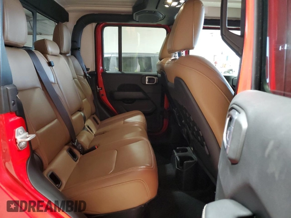 2020 Jeep Gladiator Rubicon z VIN 1C6JJTBG8LL155550, wystawiony jako Copart lot #53462305 z przebiegiem 34 276 mil mil oraz Szkoda całkowita • Salvage title. Historia ofert i sprzedaży dostępna na DreamBid. Obrazek 10.