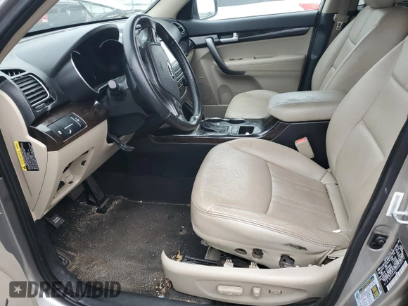 2015 Kia Sorento EX with VIN 5XYKU4A7XFG598276, listed as a Copart auction lot 44856095 with 0 mi miles and Clean Title. Bid and sale history available at carsss.com. Image 7.