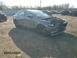 2025 Mazda 3 S Select Sport with VIN JM1BPABM2S1756758, listed as a Copart auction lot 48673115 with 4,146 mi miles and Salvage Title. Bid and sale history available at DreamBid. Image 10.
