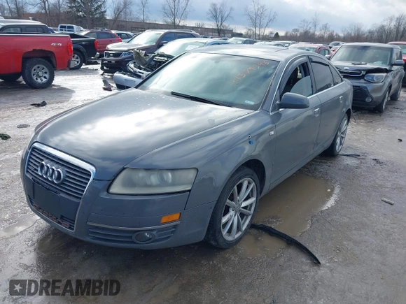 2006 Audi A6 with VIN WAUDG74F76N031534, listed as a IAAI auction lot 41579346 with 204,847 mi miles. Bid and sale history available at carsss.com. Image 2.