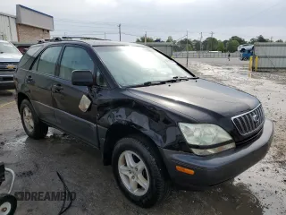 2002 Lexus RX 300 with VIN JTJGF10U320122115, listed as a Copart auction lot 53719235 with 252,955 mi miles and Salvage Title. Bid and sale history available at DreamBid. Image 4.