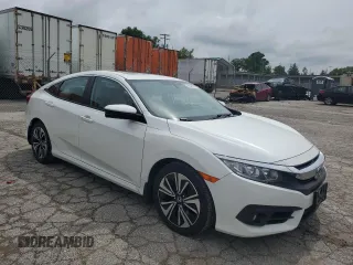 2017 Honda Civic Sedan EX-L with VIN 19XFC1F79HE020553, listed as a Copart auction lot 52491734 with 126,074 mi miles and Salvage Title. Bid and sale history available at carsss.com. Image 4.