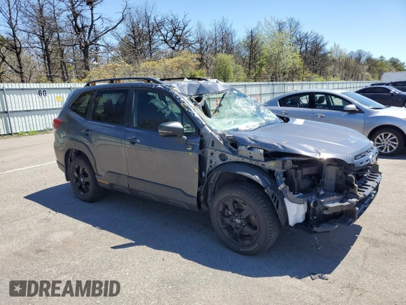 2024 Subaru Forester Wilderness with VIN JF2SKAJC6RH427250, listed as a Copart auction lot 55558725 with 17,912 mi miles and Salvage title. Bid and sale history available at DreamBid. Image 4.