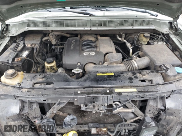 2004 Infiniti QX56 with VIN 5N3AA08A94N801682, listed as a Copart auction lot 43041555 with 246,176 mi miles and Salvage Title. Bid and sale history available at carsss.com. Image 12.