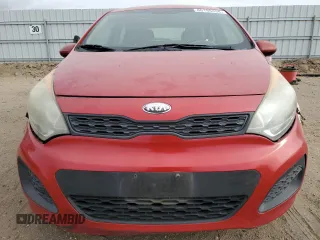 2013 Kia Rio LX with VIN KNADM5A32D6210014, listed as a Copart auction lot 86190454 with 160,175 mi miles and Salvage Title. Bid and sale history available at carsss.com. Image 5.