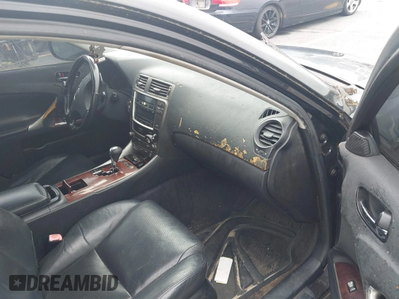 2006 Lexus IS 250 with VIN JTHCK262662001693, listed as a IAAI auction lot 42681720 with 336,622 mi miles and . Bid and sale history available at DreamBid. Image 5.