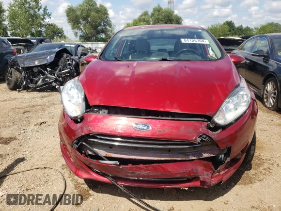 2017 Ford Fiesta Titanium with VIN 3FADP4FJ9HM115666, listed as a Copart auction lot 64105704 with 101,529 mi miles and Salvage Title. Bid and sale history available at DreamBid. Image 5.