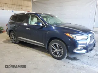 2017 Infiniti QX60 with VIN 5N1DL0MMXHC546218, listed as a Copart auction lot 47448695 with 122,427 mi miles and Salvage Title. Bid and sale history available at carsss.com. Image 4.