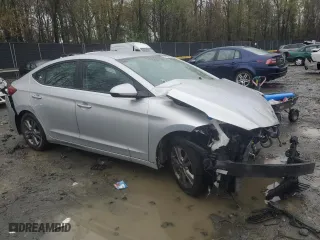 2017 Hyundai Elantra SE with VIN 5NPD84LF7HH018818, listed as a Copart auction lot 52197435 with 94,882 mi miles and Salvage Title. Bid and sale history available at carsss.com. Image 4.
