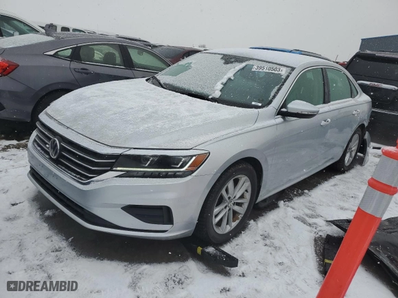2020 Volkswagen Passat 2.0T SE with VIN 1VWSA7A35LC010983, listed as a Copart auction lot 39510503 with 51,914 mi miles. Bid and sale history available at carsss.com. Image 1.