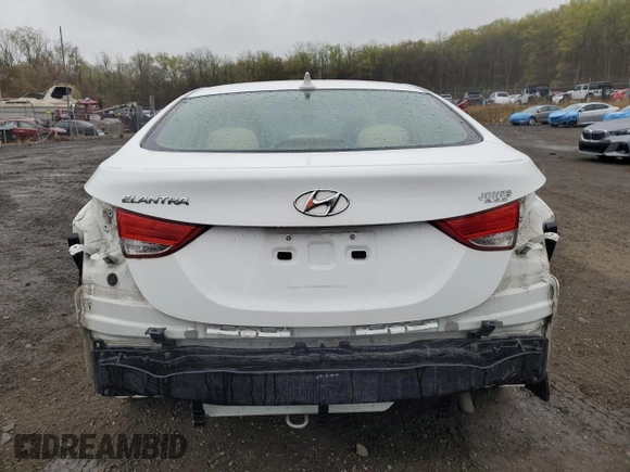 2012 Hyundai Elantra Limited z VIN 5NPDH4AE1CH066866, wystawiony jako Copart lot #51072305 z przebiegiem 133 086 mil mil oraz Szkoda całkowita • Salvage title. Historia ofert i sprzedaży dostępna na DreamBid. Obrazek 6.