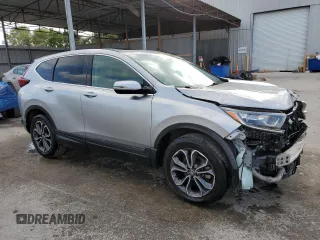 2021 Honda CR-V EX with VIN 2HKRW2H55MH609160, listed as a Copart auction lot 46141845 with 96,464 mi miles and Non Repairable. Bid and sale history available at carsss.com. Image 4.