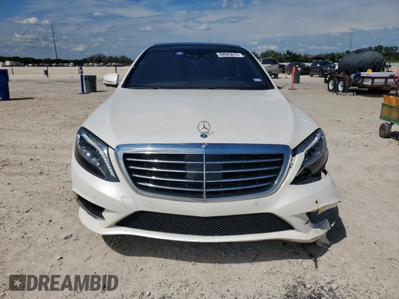 2015 Mercedes-Benz S 550 with VIN WDDUG8FB0FA164779, listed as a Copart auction lot 59945815 with 127,451 mi miles and Salvage title. Bid and sale history available at DreamBid. Image 5.