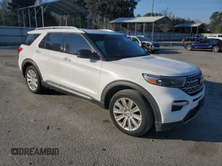 2020 Ford Explorer Limited with VIN 1FMSK7FH7LGD12624, listed as a Copart auction lot 46860335 with 58,071 mi miles and Salvage Title. Bid and sale history available at carsss.com. Image 4.