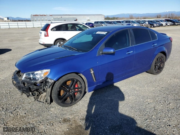 2017 Chevrolet SS with VIN 6G3F15RW8HL305268, listed as a Copart auction lot 44153135 with 56,557 mi miles and Salvage Title. Bid and sale history available at carsss.com. Image 1.