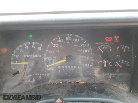 2000 Chevrolet Tahoe Z71 with VIN 1GNEK13R1YR116418, listed as a Copart auction lot 50961645 with 239,452 mi miles and Salvage title. Bid and sale history available at DreamBid. Image 9.
