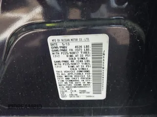 2013 Nissan Rogue S with VIN JN8AS5MVXDW645621, listed as a IAAI auction lot 42012716 with 164,155 mi miles and . Bid and sale history available at DreamBid. Image 9.
