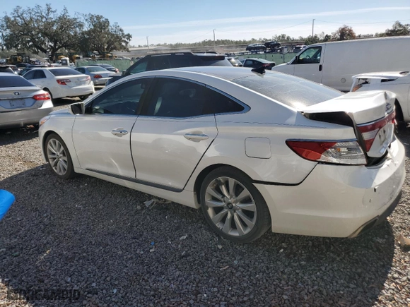 2015 Hyundai Azera Limited with VIN KMHFH4JG8FA453836, listed as a Copart auction lot 87314584 with 121,784 mi miles and Salvage Title. Bid and sale history available at carsss.com. Image 2.