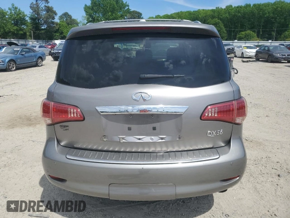 2011 Infiniti QX56 8-passenger с VIN JN8AZ2ND5B9701900, выставлен на аукционе Copart как лот 54583405 с пробегом 149 259 миль миль и Чистый • Clean title. История ставок и продаж доступна на DreamBid. Изображение 7.