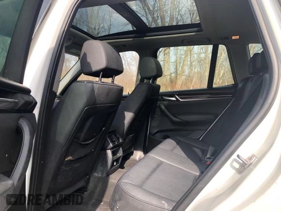 2017 BMW X3 xDrive28i with VIN 5UXWX9C54H0D97940, listed as a Copart auction lot 51627025 with 141,240 mi miles and Clean Title. Bid and sale history available at DreamBid. Image 8.