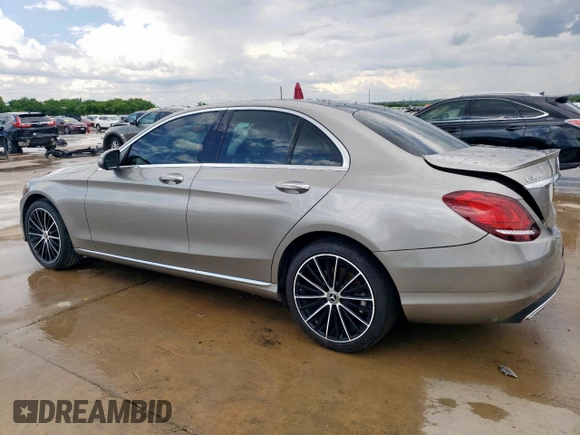 2020 Mercedes-Benz C 300 with VIN 55SWF8DB6LU327820, listed as a Copart auction lot 56464755 with 67,442 mi miles and Salvage title. Bid and sale history available at DreamBid. Image 2.