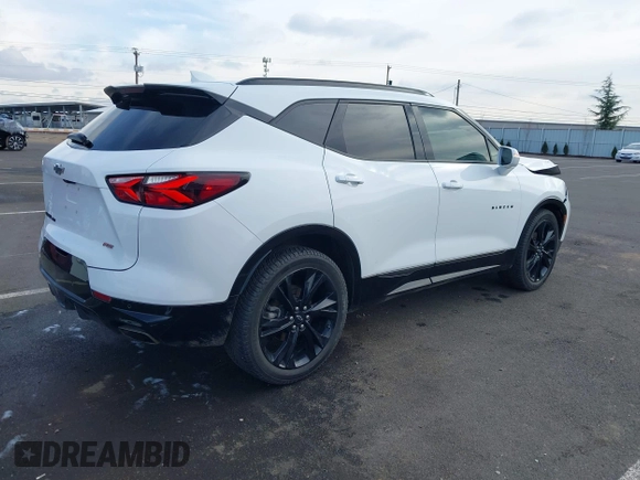2019 Chevrolet Blazer RS with VIN 3GNKBJRS3KS687801, listed as a IAAI auction lot 41513594 with 63,125 mi miles and . Bid and sale history available at DreamBid. Image 4.