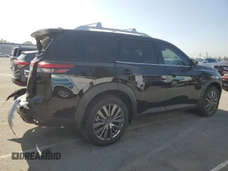 2024 Nissan Pathfinder SL with VIN 5N1DR3CB0RC236113, listed as a Copart auction lot 61396645 with 22,942 mi miles and Salvage title. Bid and sale history available at DreamBid. Image 3.