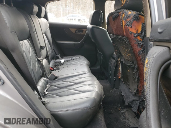 2011 Infiniti FX with VIN JN8BS1MW7BM170136, listed as a Copart auction lot 50385225 with Not provided miles and Salvage title. Bid and sale history available at DreamBid. Image 11.