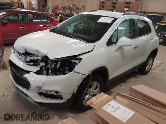 2017 Chevrolet Trax LT with VIN KL7CJPSB5HB191610, listed as a IAAI auction lot 41777447 with 97,392 mi miles. Bid and sale history available at carsss.com. Image 17.