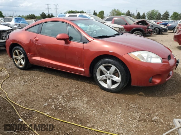 2008 Mitsubishi Eclipse GS with VIN 4A3AK24F78E042198, listed as a Copart auction lot 53043564 with 105,025 mi miles and Salvage Title. Bid and sale history available at carsss.com. Image 4.