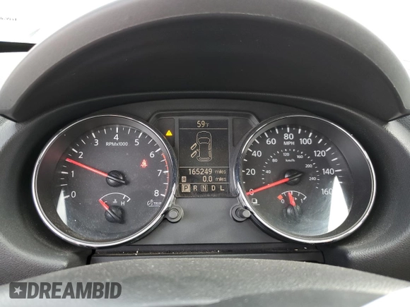 2013 Nissan Rogue SL with VIN JN8AS5MT7DW022858, listed as a Copart auction lot 45002975 with 165,249 mi miles and Salvage Title. Bid and sale history available at carsss.com. Image 9.