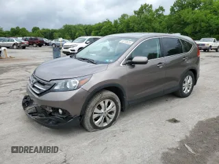 2014 Honda CR-V EX z VIN 5J6RM4H57EL091867, wystawiony jako Copart lot #58728535 z przebiegiem 55 437 mil mil oraz Szkoda całkowita • Salvage title. Historia ofert i sprzedaży dostępna na DreamBid. Obrazek 1.