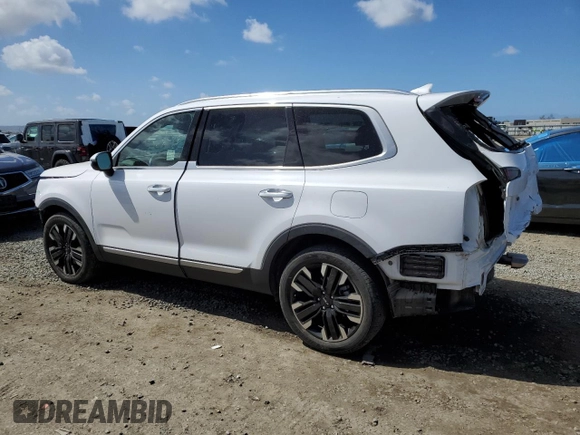 2023 Kia Telluride SX Prestige X-Pro z VIN 5XYP5DGC6PG406392, wystawiony jako Copart lot #49264035 z przebiegiem 25 815 mil mil oraz Szkoda całkowita • Salvage title. Historia ofert i sprzedaży dostępna na DreamBid. Obrazek 2.