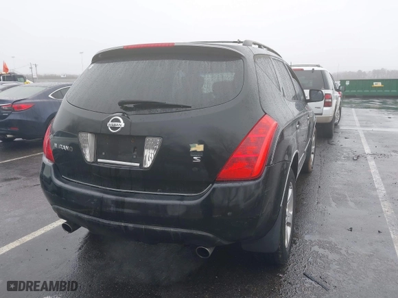 2005 Nissan Murano SE with VIN JN8AZ08T55W306340, listed as a IAAI auction lot 41553564 with 164,535 mi miles. Bid and sale history available at carsss.com. Image 4.