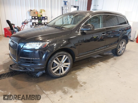 2013 Audi Q7 3.0T Premium Plus with VIN WA1LGAFE8DD003853, listed as a IAAI auction lot 40675011 with 104,517 mi miles. Bid and sale history available at carsss.com. Image 18.