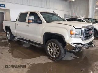 2014 GMC Sierra 1500 SLT z VIN 3GTU2VEC8EG545023, wystawiony jako IAAI lot #42209759 z przebiegiem 206 519 mil mil oraz . Historia ofert i sprzedaży dostępna na DreamBid. Obrazek 1.