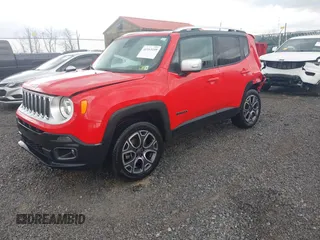 2015 Jeep Renegade Limited with VIN ZACCJBDT2FPB28530, listed as a IAAI auction lot 41953339 with 66,252 mi miles and . Bid and sale history available at DreamBid. Image 18.