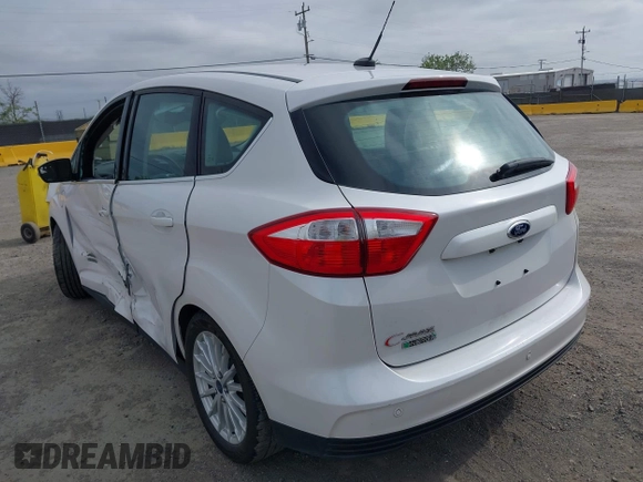 2016 Ford C-Max Energi SEL with VIN 1FADP5CUXGL102011, listed as a IAAI auction lot 41935337 with 95,279 mi miles. Bid and sale history available at carsss.com. Image 3.